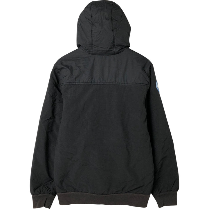 adidas Originals Originals Padded Hoodie Puffer Jacket, Men's Size Medium polyester black type Vintage Second Hand