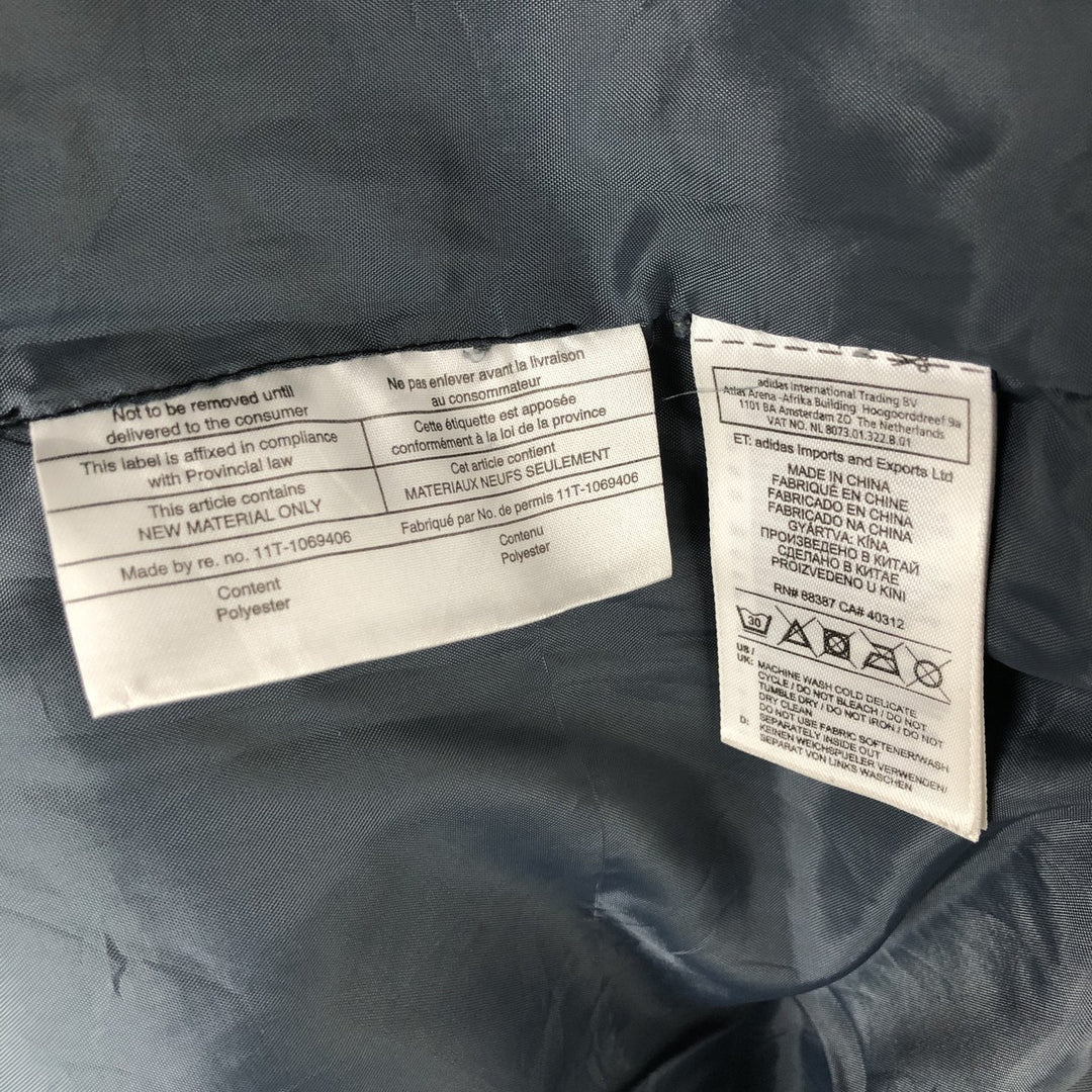 adidas Originals Originals Padded Hoodie Puffer Jacket, Men's Size Medium polyester black type Vintage Second Hand