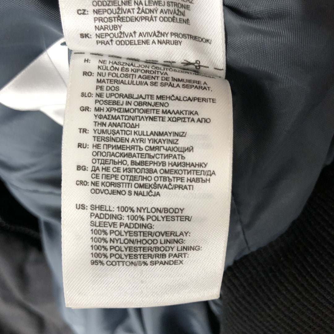 adidas Originals Originals Padded Hoodie Puffer Jacket, Men's Size Medium polyester black type Vintage Second Hand