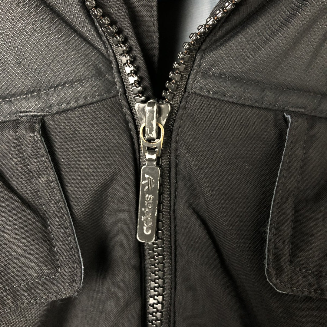 adidas Originals Originals Padded Hoodie Puffer Jacket, Men's Size Medium polyester black type Vintage Second Hand