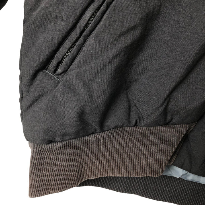 adidas Originals Originals Padded Hoodie Puffer Jacket, Men's Size Medium polyester black type Vintage Second Hand