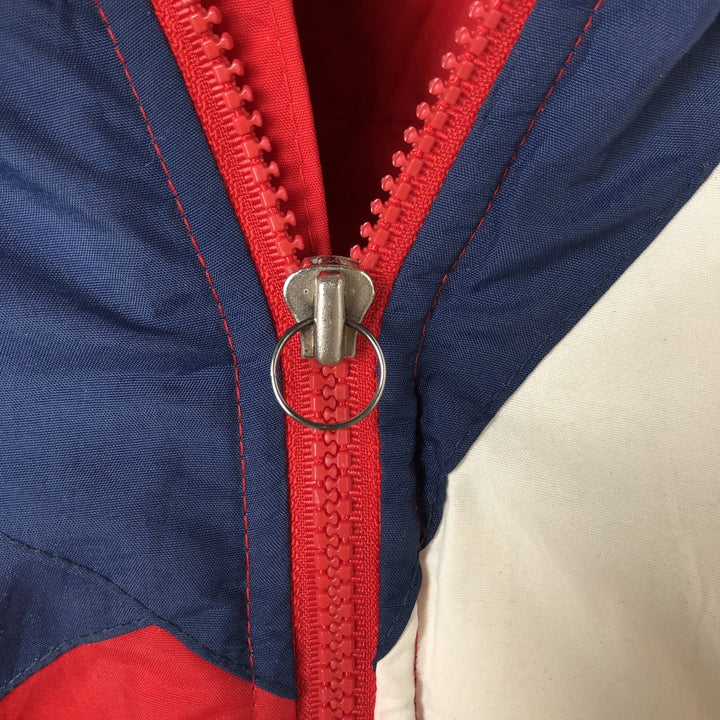 90'S Starter USA Olympic Team Padded Puffer Jacket, Men's XL, Vintage Nylon red type Vintage Second Hand