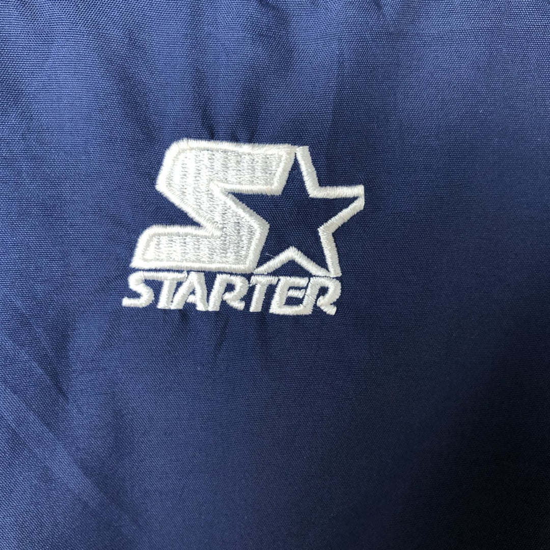 90'S Starter USA Olympic Team Padded Puffer Jacket, Men's XL, Vintage Nylon red type Vintage Second Hand