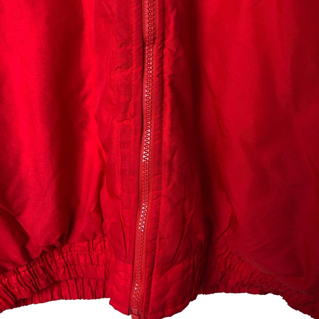 90'S Starter USA Olympic Team Padded Puffer Jacket, Men's XL, Vintage Nylon red type Vintage Second Hand