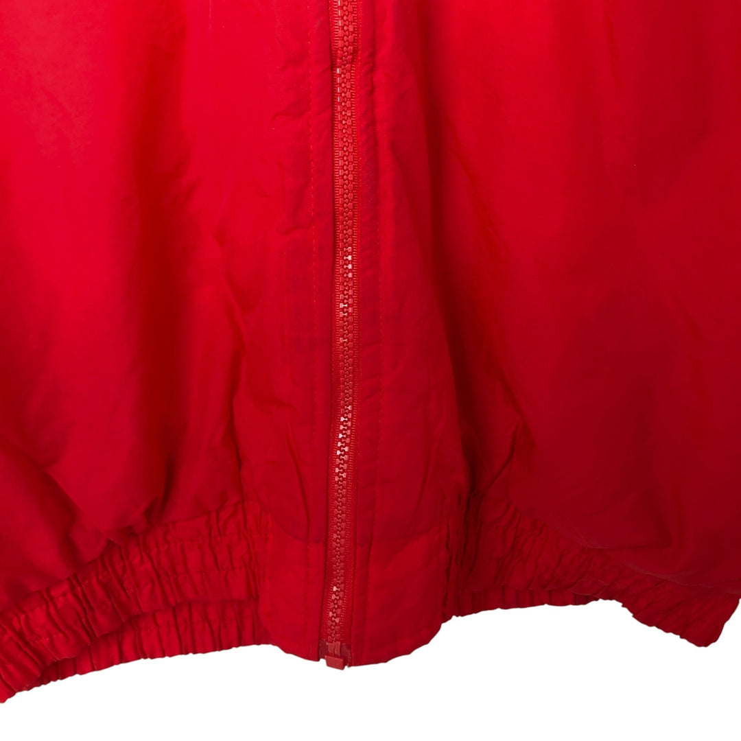 90'S Starter USA Olympic Team Padded Puffer Jacket, Men's XL, Vintage Nylon red type Vintage Second Hand