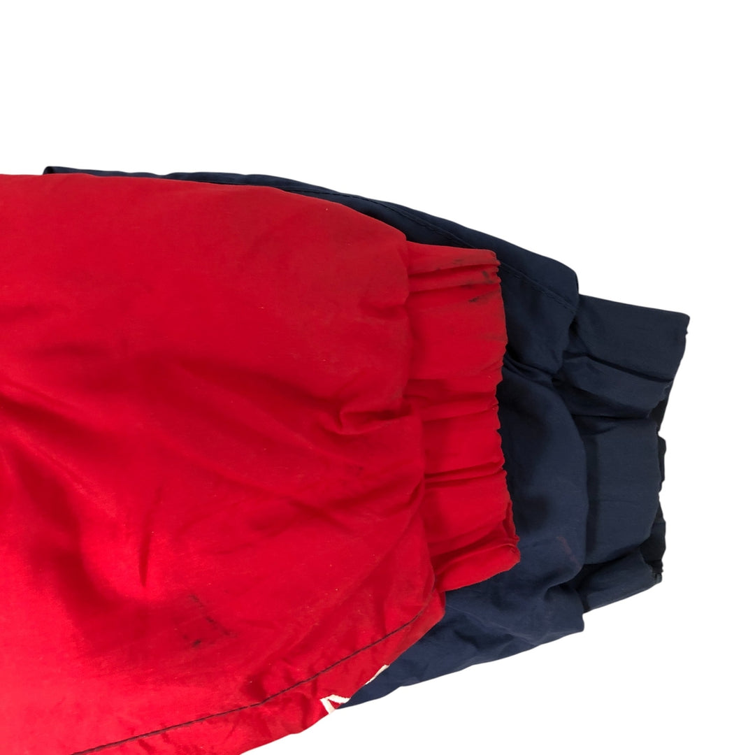 90'S Starter USA Olympic Team Padded Puffer Jacket, Men's XL, Vintage Nylon red type Vintage Second Hand