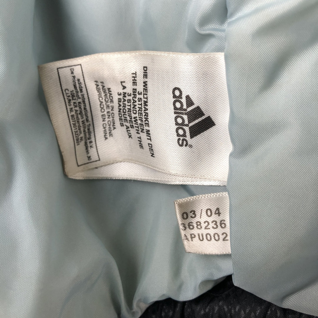 2000'S Adidas Real Madrid CF Ripstop Puffer Jacket, Men's XXL Nylon black type Vintage Second Hand