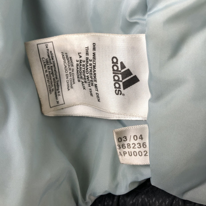 2000'S Adidas Real Madrid CF Ripstop Puffer Jacket, Men's XXL Nylon black type Vintage Second Hand