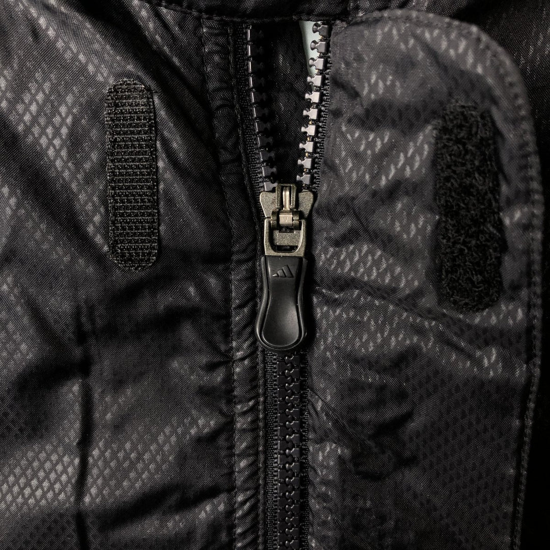 2000'S Adidas Real Madrid CF Ripstop Puffer Jacket, Men's XXL Nylon black type Vintage Second Hand