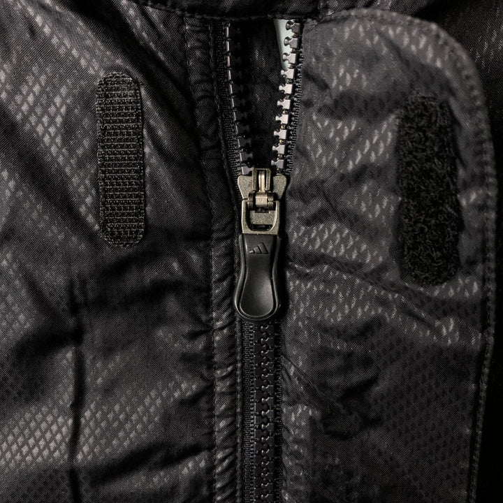 2000'S Adidas Real Madrid CF Ripstop Puffer Jacket, Men's XXL Nylon black type Vintage Second Hand