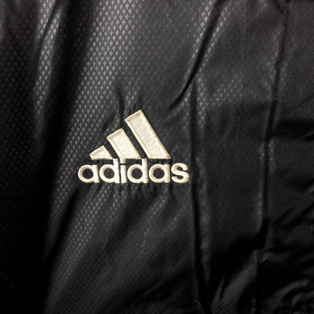 2000'S Adidas Real Madrid CF Ripstop Puffer Jacket, Men's XXL Nylon black type Vintage Second Hand