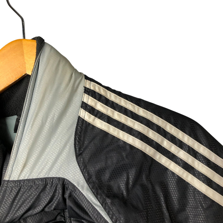 2000'S Adidas Real Madrid CF Ripstop Puffer Jacket, Men's XXL Nylon black type Vintage Second Hand