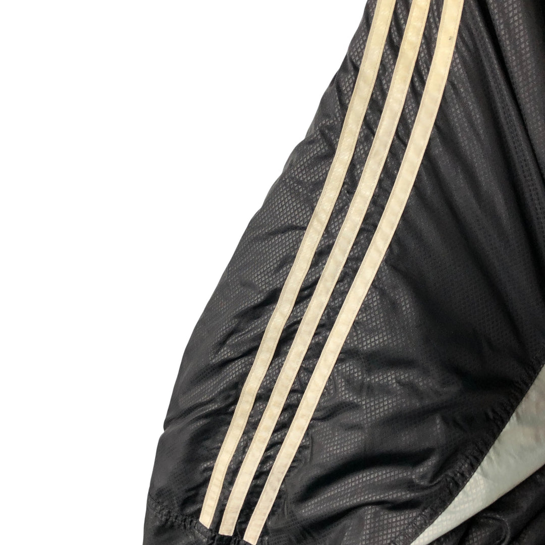 2000'S Adidas Real Madrid CF Ripstop Puffer Jacket, Men's XXL Nylon black type Vintage Second Hand
