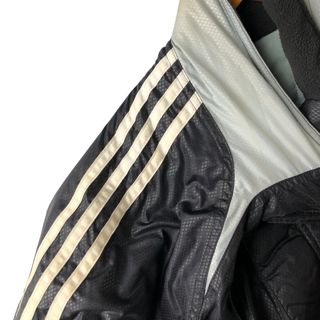 2000'S Adidas Real Madrid CF Ripstop Puffer Jacket, Men's XXL Nylon black type Vintage Second Hand
