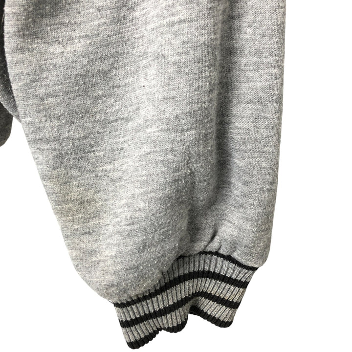 Vintage 90'S adidas reversible back logo padded hoodie/puffer jacket, size M, men's unclear black type Vintage Second Hand