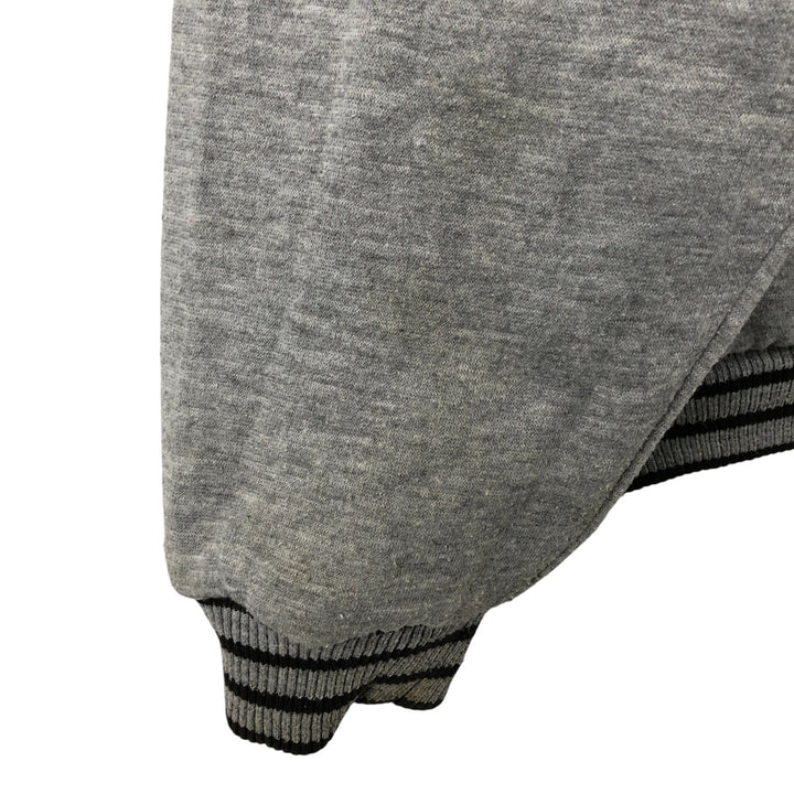 Vintage 90'S adidas reversible back logo padded hoodie/puffer jacket, size M, men's unclear black type Vintage Second Hand