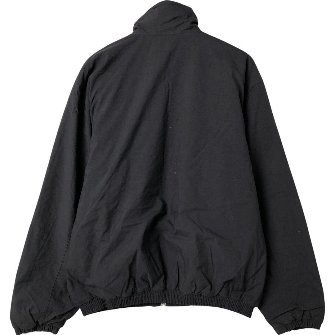 2000'S Adidas padded puffer jacket, men's size M polyamide black type Vintage Second Hand