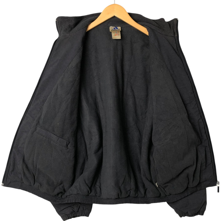 2000'S Adidas padded puffer jacket, men's size M polyamide black type Vintage Second Hand