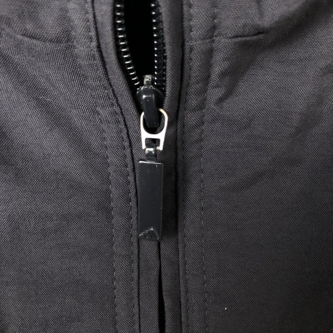 2000'S Adidas padded puffer jacket, men's size M polyamide black type Vintage Second Hand