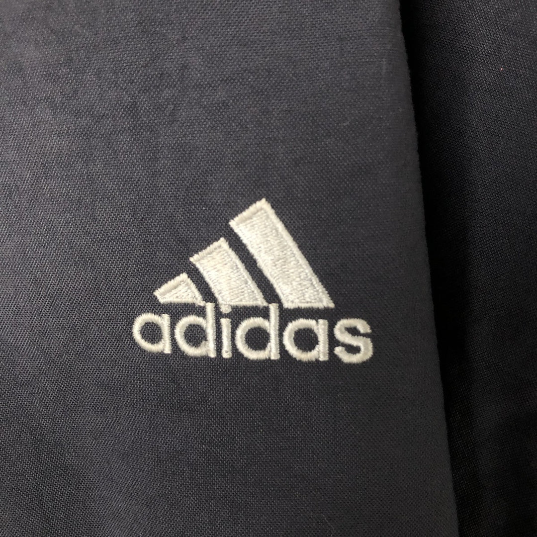 2000'S Adidas padded puffer jacket, men's size M polyamide black type Vintage Second Hand