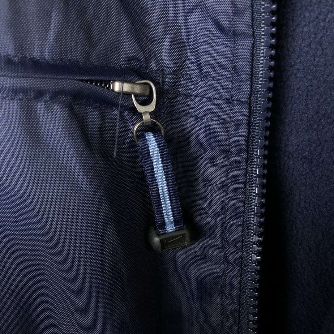 2000'S Nike Reversible Padded Parka Puffer Jacket Men's XL Nylon navy blue type Vintage Second Hand