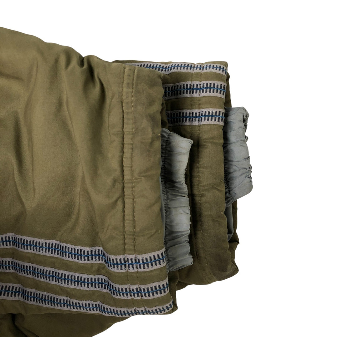 2000'S Adidas padded puffer jacket, men's size XL polyester Khaki type Vintage Second Hand