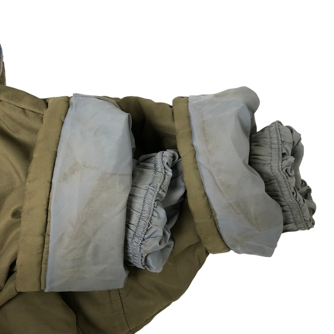 2000'S Adidas padded puffer jacket, men's size XL polyester Khaki type Vintage Second Hand