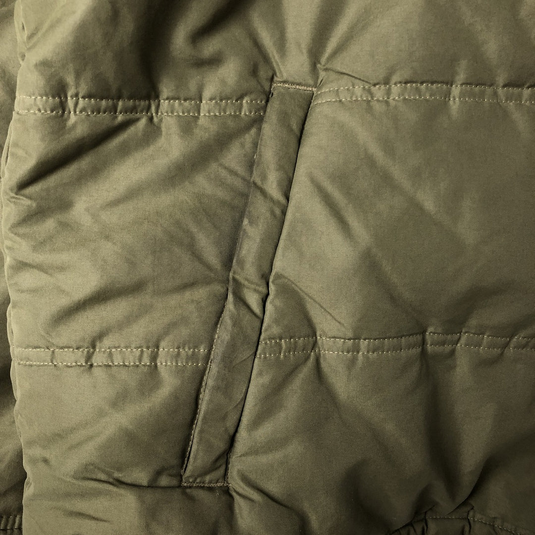 2000'S Adidas padded puffer jacket, men's size XL polyester Khaki type Vintage Second Hand