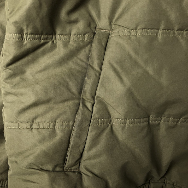 2000'S Adidas padded puffer jacket, men's size XL polyester Khaki type Vintage Second Hand