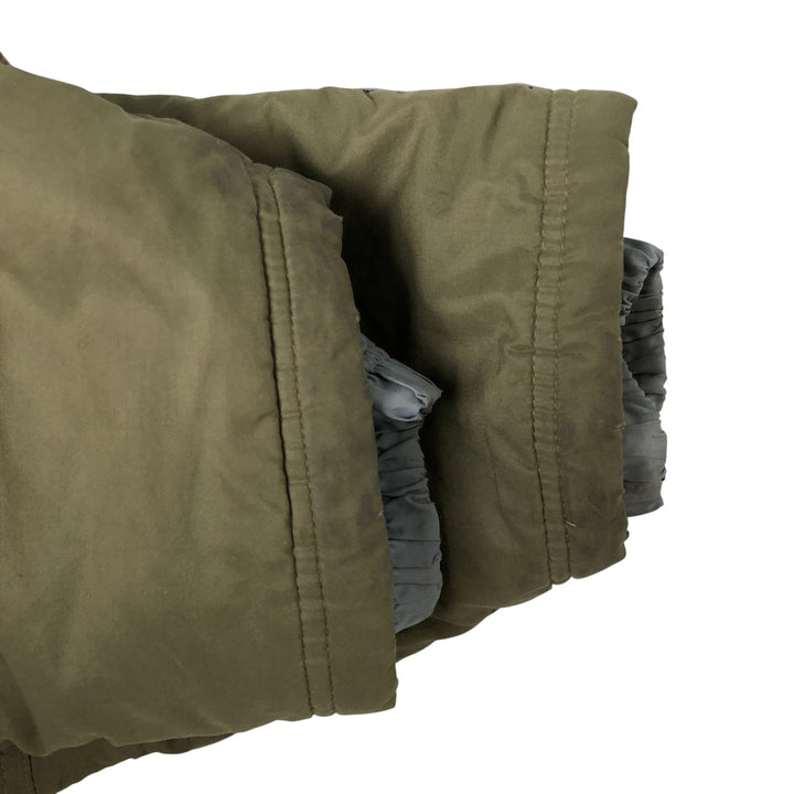 2000'S Adidas padded puffer jacket, men's size XL polyester Khaki type Vintage Second Hand