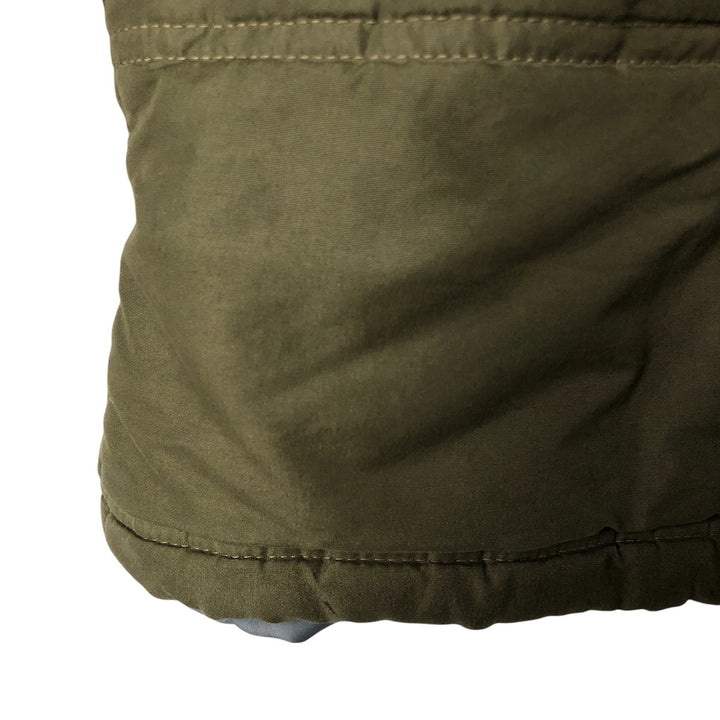 2000'S Adidas padded puffer jacket, men's size XL polyester Khaki type Vintage Second Hand