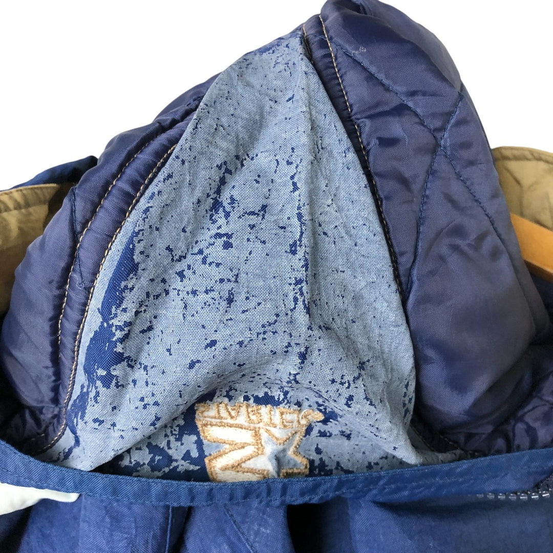 A-2 type leather flight jacket, men's size L Genuine Leather Cowhide black type Vintage Second Hand