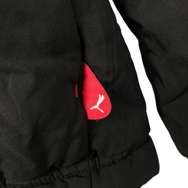 90s-00'S PUMA padded puffer jacket, men's size L unclear black type Vintage Second Hand