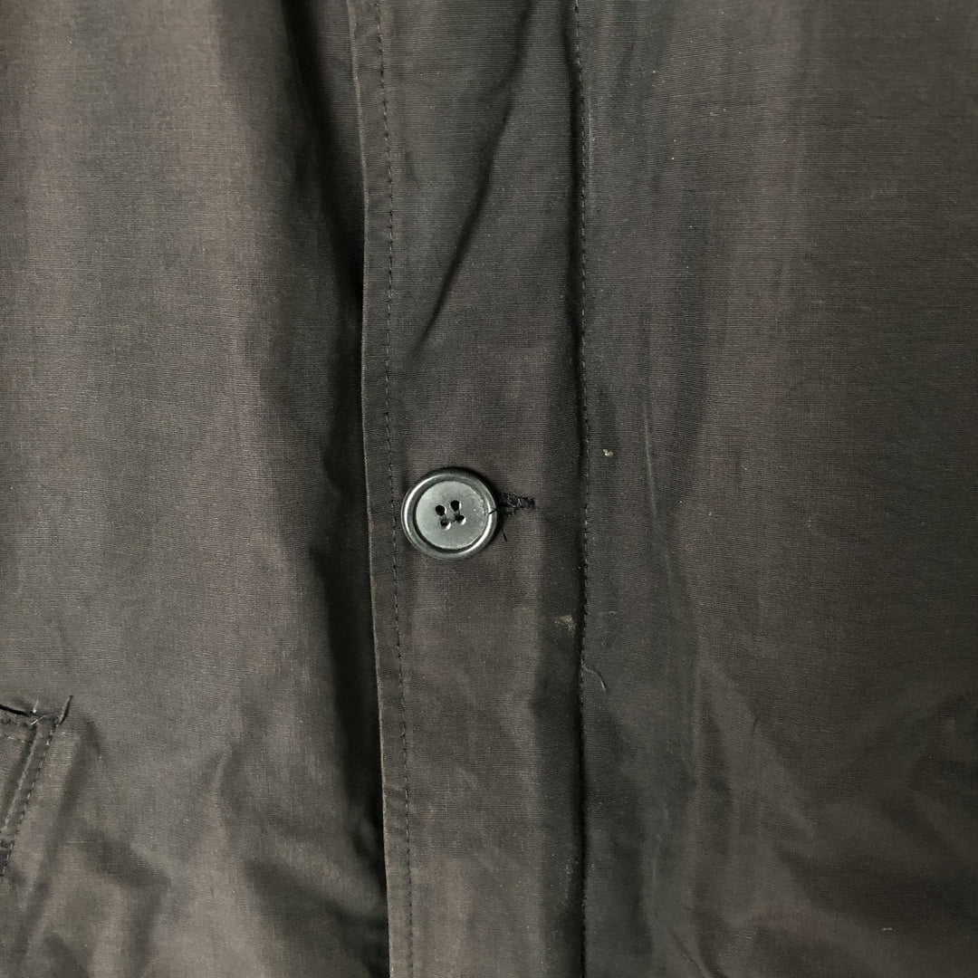 90'S WOOLRICH Down Jacket, Made in USA, Men's Size L, Vintage cotton black type Vintage Second Hand