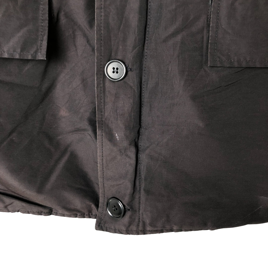 90'S WOOLRICH Down Jacket, Made in USA, Men's Size L, Vintage cotton black type Vintage Second Hand