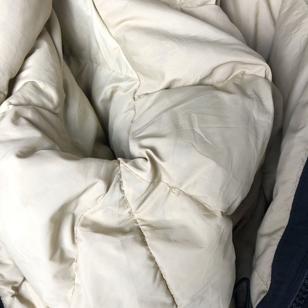 90'S WOOLRICH Down Jacket, Made in USA, Men's Size L, Vintage cotton black type Vintage Second Hand