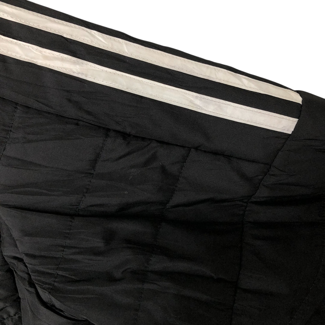 Adidas padded hoodie/puffer jacket, men's size XL recycled polyester black type Vintage Second Hand