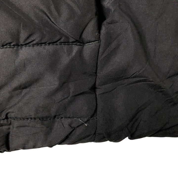 Adidas padded hoodie/puffer jacket, men's size XL recycled polyester black type Vintage Second Hand