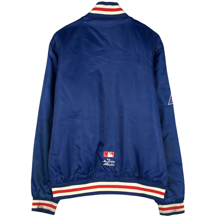 Majestic MLB Los Angeles Dodgers Padded Varsity Jacket, Men's Size L polyester blue type Vintage Second Hand