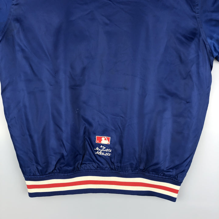Majestic MLB Los Angeles Dodgers Padded Varsity Jacket, Men's Size L polyester blue type Vintage Second Hand