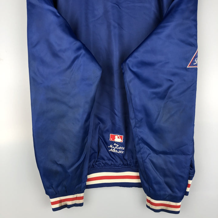 Majestic MLB Los Angeles Dodgers Padded Varsity Jacket, Men's Size L polyester blue type Vintage Second Hand