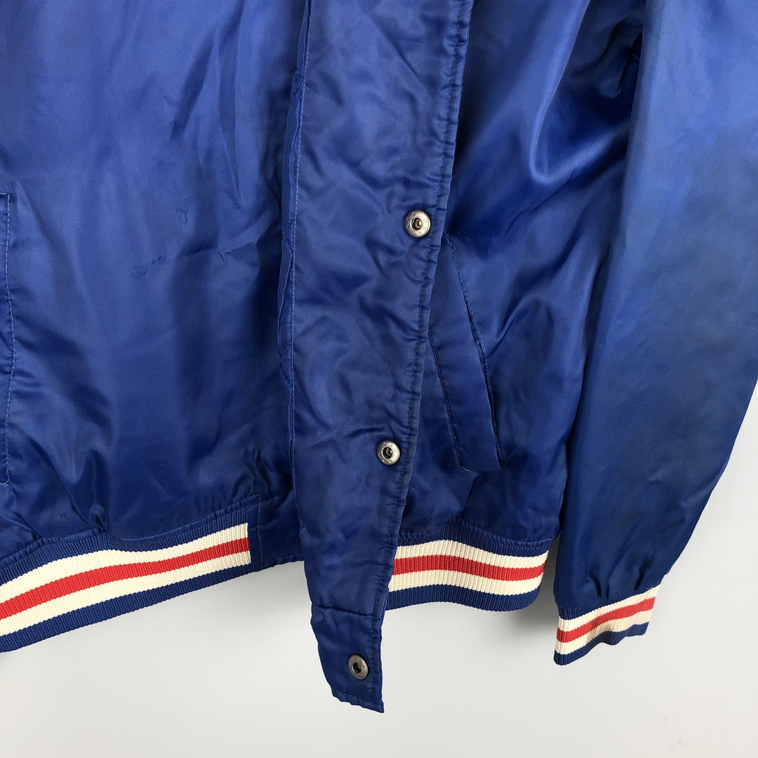 Majestic MLB Los Angeles Dodgers Padded Varsity Jacket, Men's Size L polyester blue type Vintage Second Hand