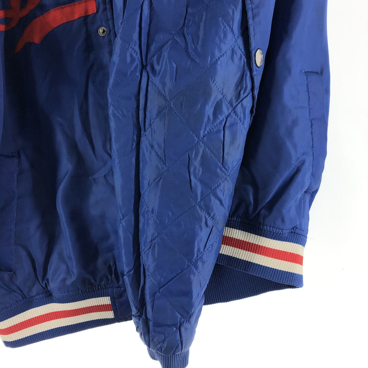 Majestic MLB Los Angeles Dodgers Padded Varsity Jacket, Men's Size L polyester blue type Vintage Second Hand