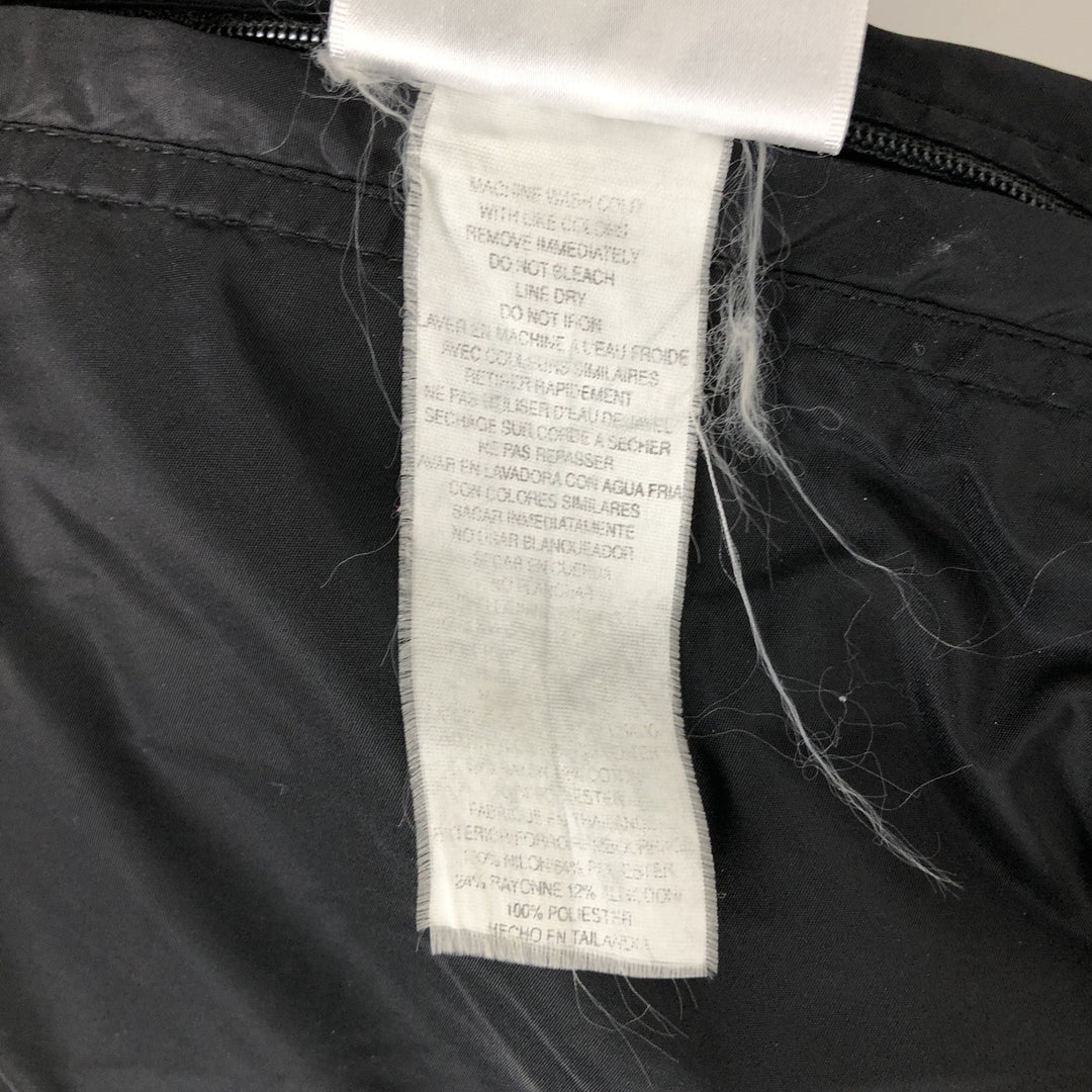 Vintage 90'S adidas reversible padded puffer jacket with back logo, size small, men's unclear black type Vintage Second Hand