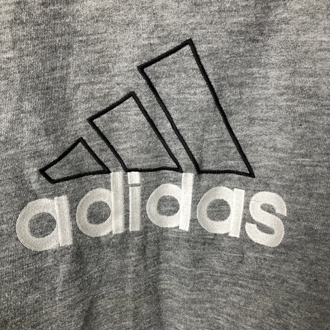 Vintage 90'S adidas reversible padded puffer jacket with back logo, size small, men's unclear black type Vintage Second Hand