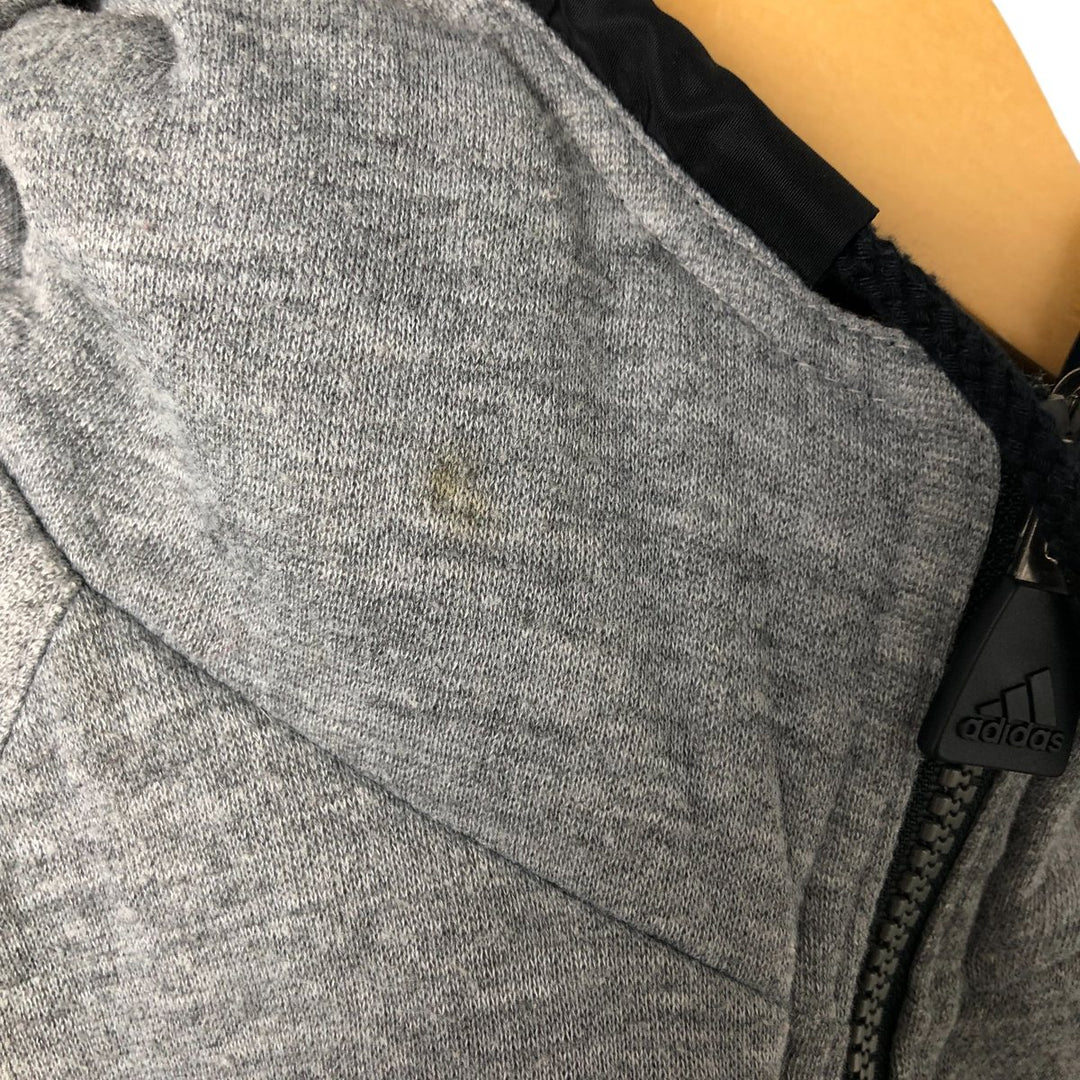 Vintage 90'S adidas reversible padded puffer jacket with back logo, size small, men's unclear black type Vintage Second Hand