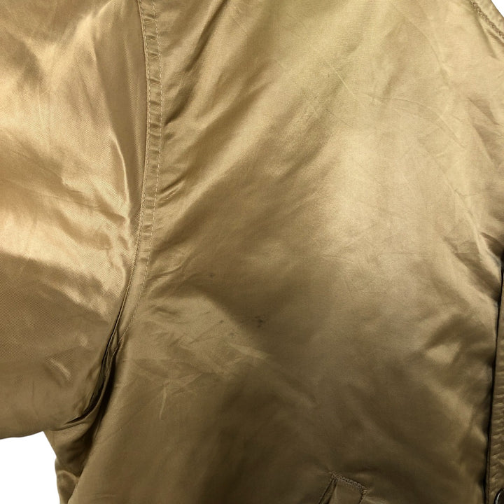 80s-90'S Starter NFL San Francisco 49ers Padded Nylon Stadium Jacket, Men's Size L Nylon Gold type Vintage Second Hand