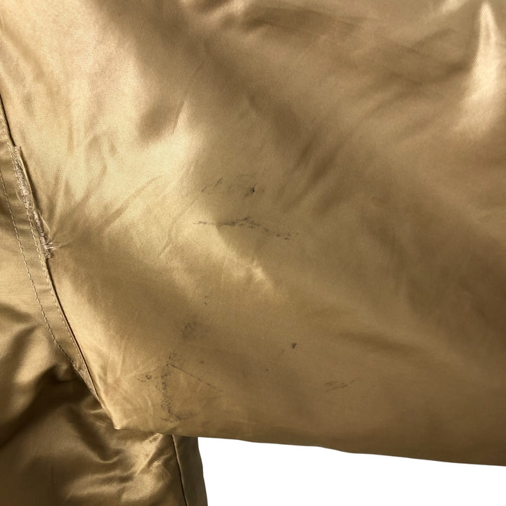 80s-90'S Starter NFL San Francisco 49ers Padded Nylon Stadium Jacket, Men's Size L Nylon Gold type Vintage Second Hand