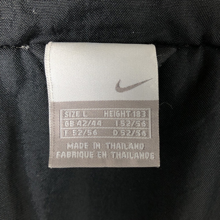 2000'S Nike padded puffer jacket, men's size L unclear Beige type Vintage Second Hand