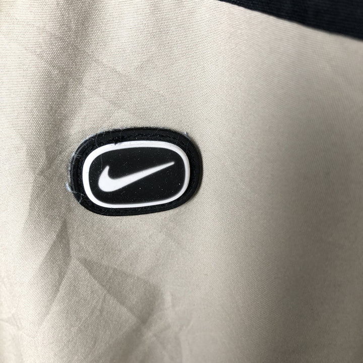 2000'S Nike padded puffer jacket, men's size L unclear Beige type Vintage Second Hand